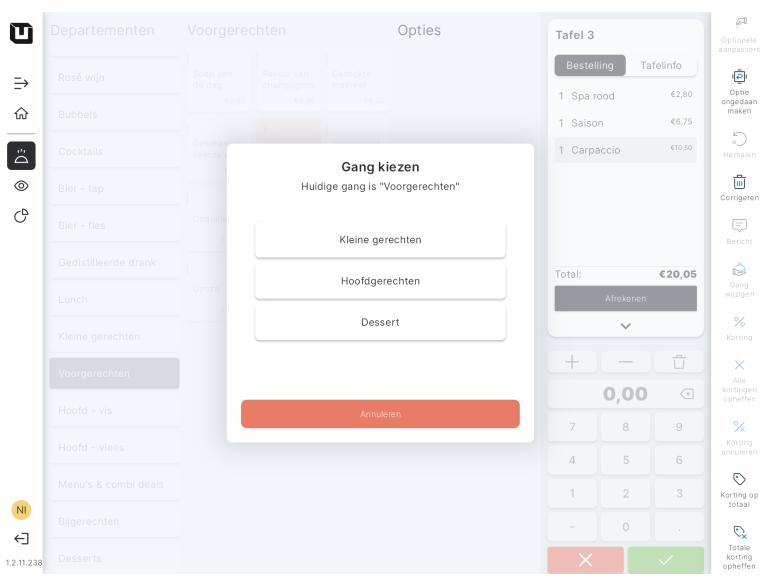 Ændring af korridorer